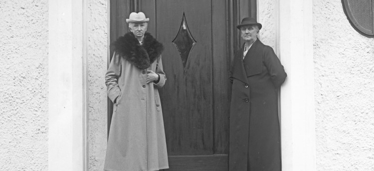 Hanna Brummenæs og Bertha Torgersen. Foto: Haugalandsmuseet