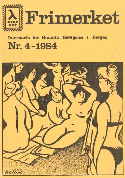 Forsiden på Frimerket nr 4, 1984.