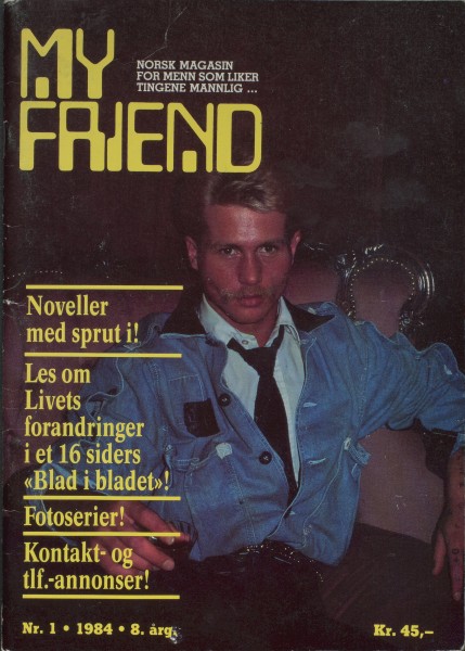 My Friend forside Nr. 1. 1984. 8. årg.