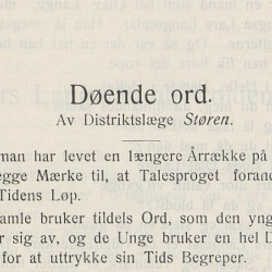 E. Støren Orkdølafylket