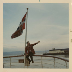 Kenneth Brophy om bord på hurtigruten MIDNATSOL