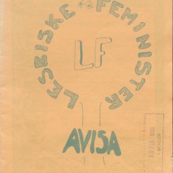 Omslag til LF-avisa 1/84